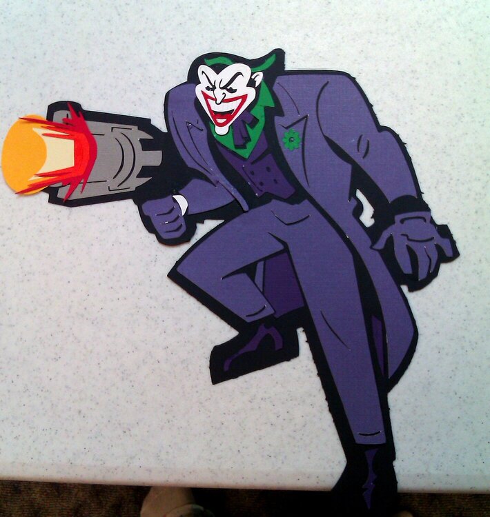 joker with gun