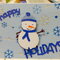 Happy Holidays Snowman Card
