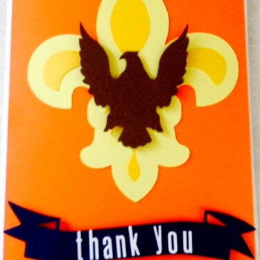 Thank you Boy Scouts Leader