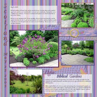 Bible Gardens, Elgin, Scotland