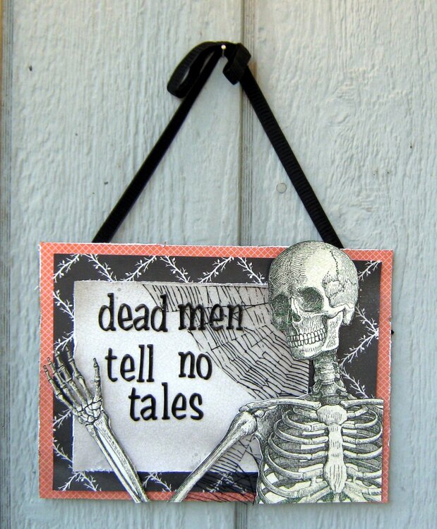 dead men tell no tales plaque