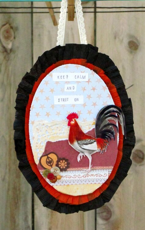 Rooster Plaque