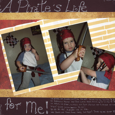 A pirates life for me~ Feb sketch challenge: