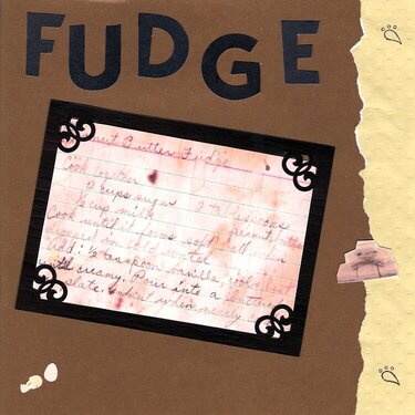 Fudge recipe