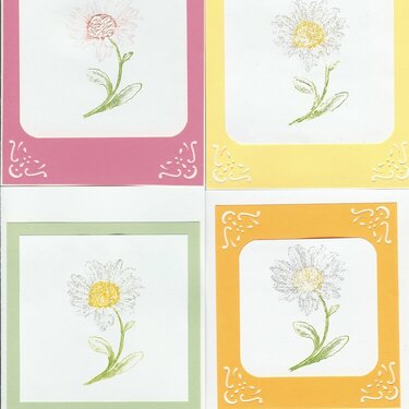 Daisy Spring cards