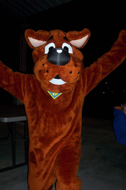 Hubby as Scooby Doo Halloween 2004