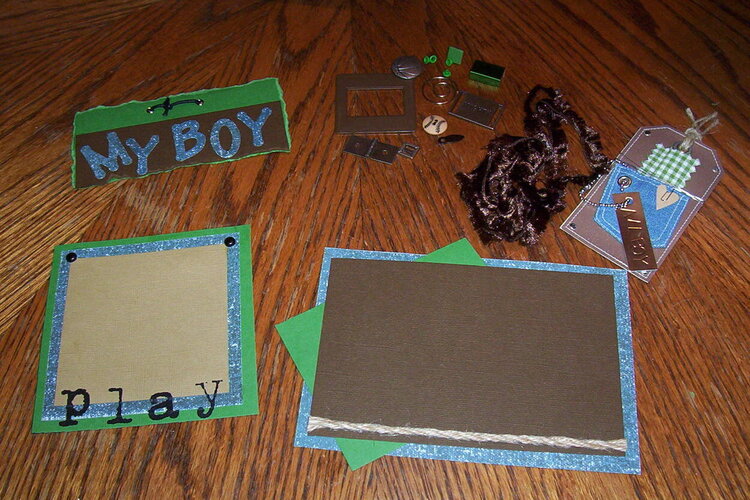 Boy Page Kit for Sheila&#039;s swap