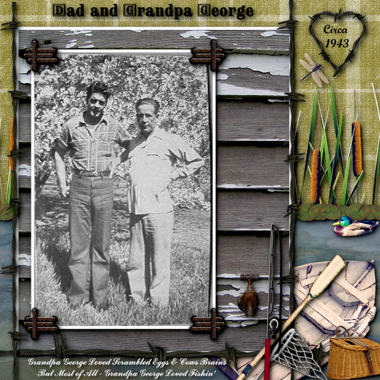 Dad &amp; Grandpa George Wells