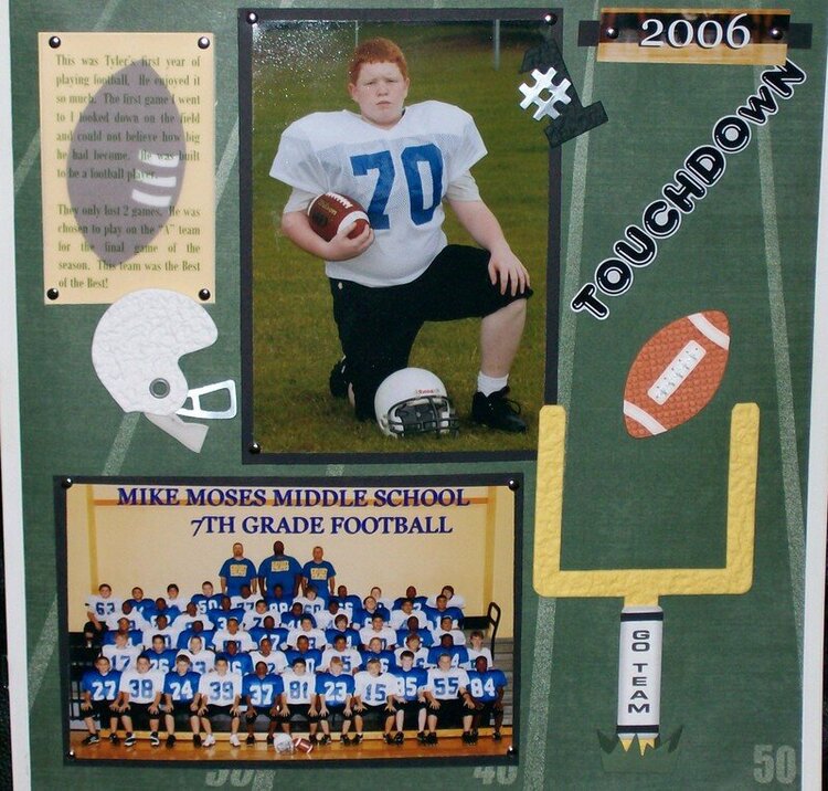 Tyler&#039;s First Year in Football