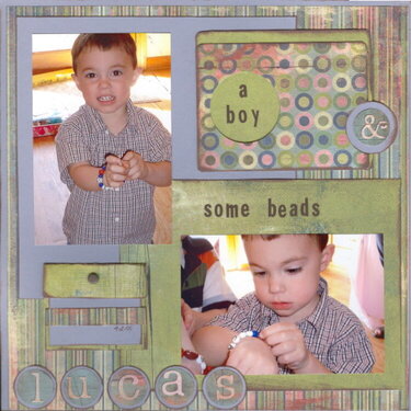 A Boy &amp; Some Beads