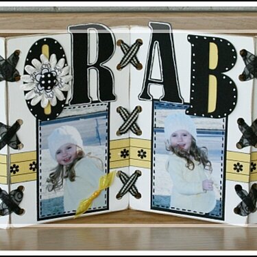 ~ADORABLE~ Lace-up album by Kaiser Craft