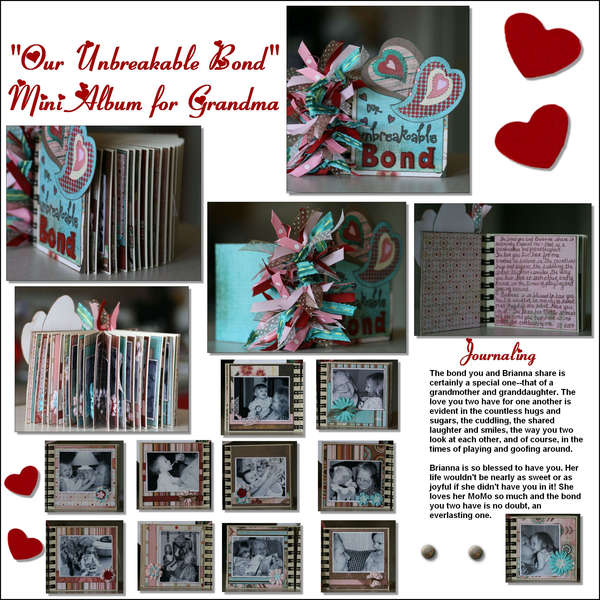 ~Our Unbreakable Bond~  Mini Album for Grandma