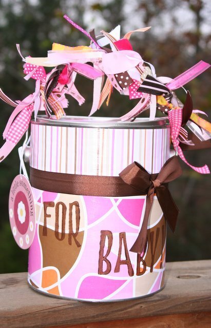 Baby Girl paint can