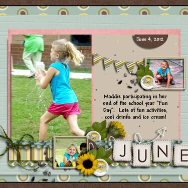 June Centerfold Calendar 2013 Templates