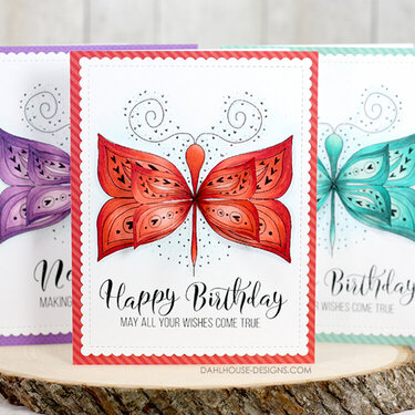 Good Things With Wings Birthday Card