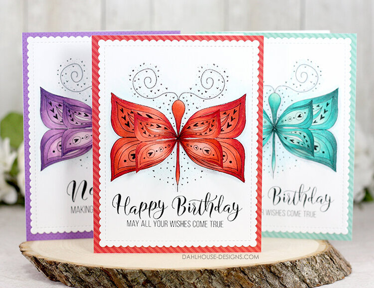 Good Things With Wings Birthday Card