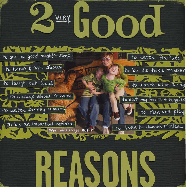 2 very good reasons