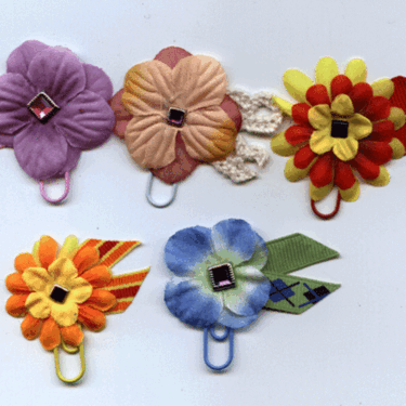 altered flower clips
