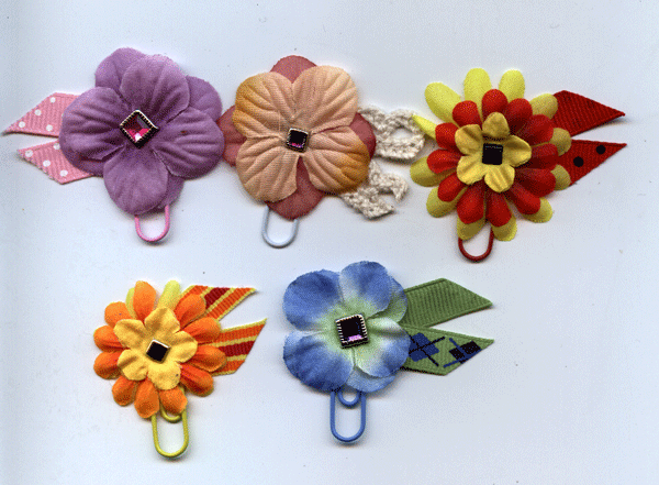 altered flower clips