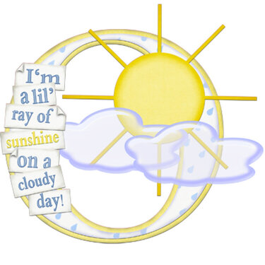 Ray Of Sunshine monogram