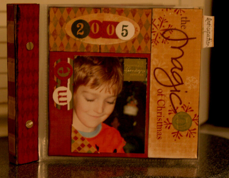 christmas booklet 6 x 6 mini project