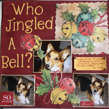 Who Jingled A Bell?-Week One
