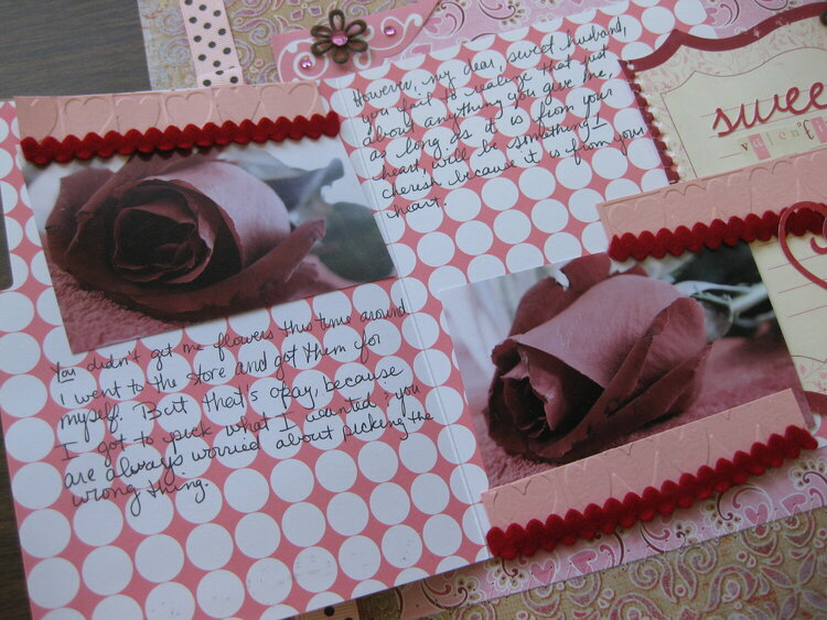 Sweet Valentine ~ Inside Folder
