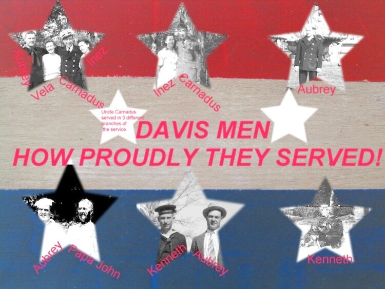 HOW PROUDLY THEY SERVED!