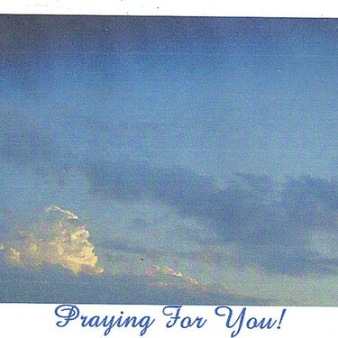 JFF Praying For You Card