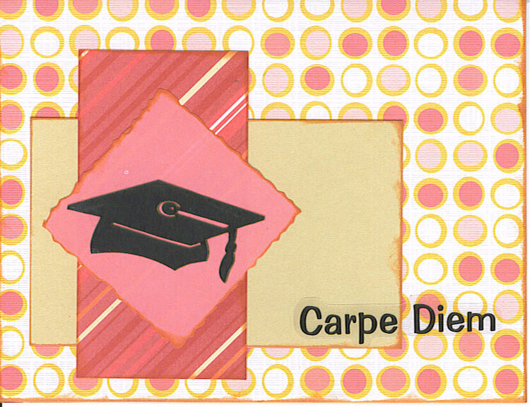 Pink Graduation Card