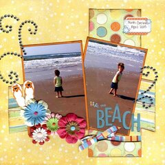 At the Beach**Sneak Peek Imaginisce Summer Cool Collection