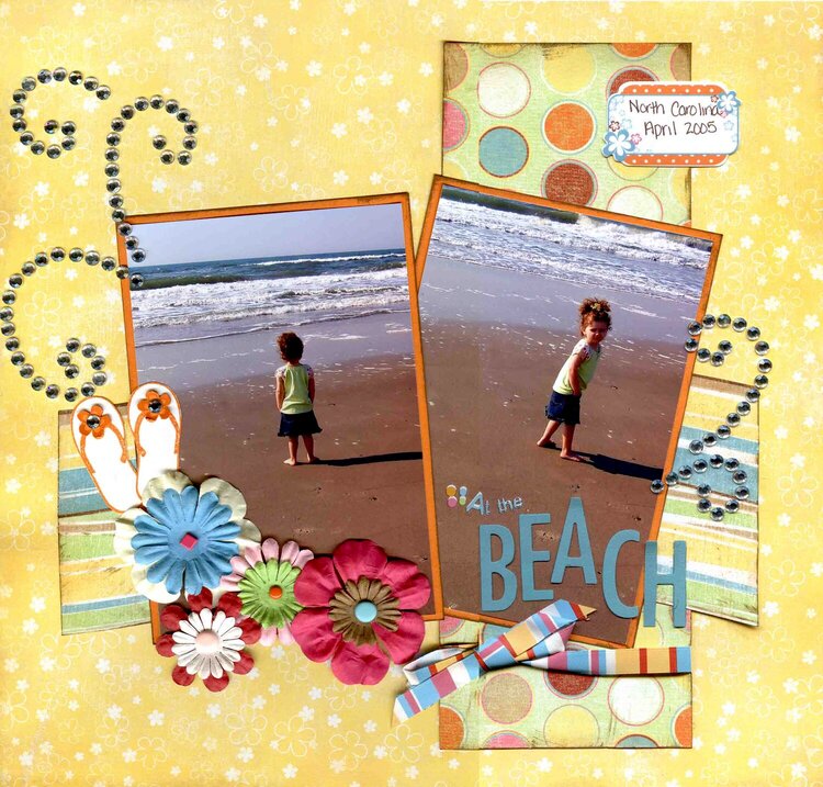 At the Beach**Sneak Peek Imaginisce Summer Cool Collection