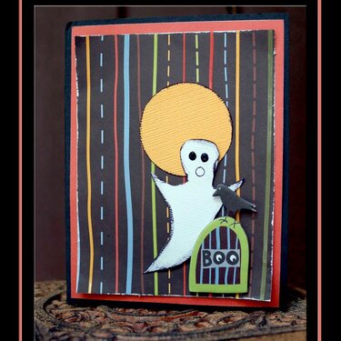 Boo Card-***New Imaginsice Spooky Town Collection