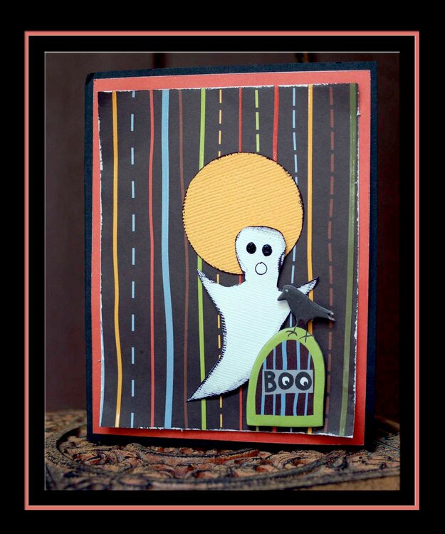 Boo Card-***New Imaginsice Spooky Town Collection