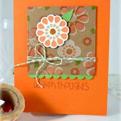 Warm Thoughts ***Ghost Stamping with Umbrella Crafts Ink