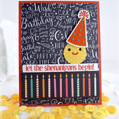 Boy Birthday Card ***Echo Park Party Time and Lawn Fawn