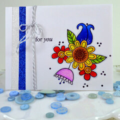 For You ***Jane's Doodles-Doodle Flowers