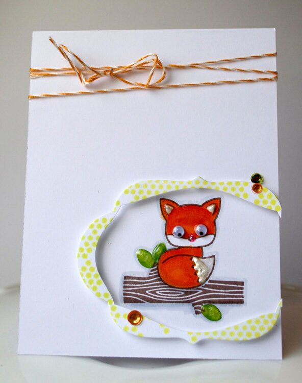 Lawn Fawn &quot;Into the Woods&quot; card