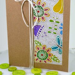 All Occassion Card ***Jane's Doodles-Doodle Flowers