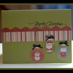 Merry Christmas Card ***Imaginisce Snowy Jo Christmas