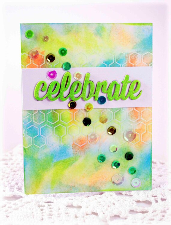 Avery Elle Card with Neon Ink