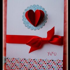 Floating Heart Card