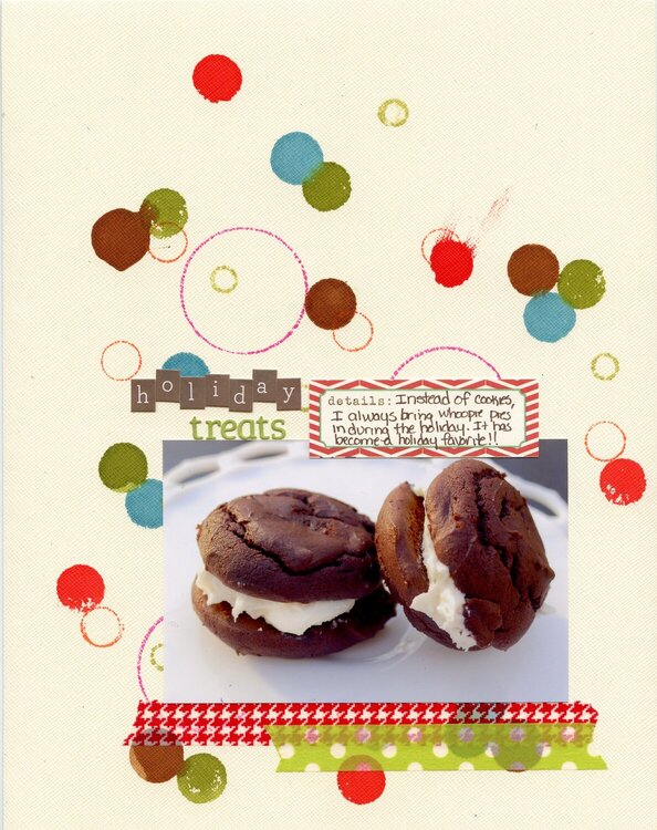 Holiday Treats **Tim Holtz Distress Stain