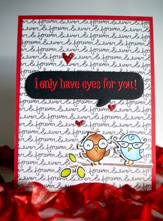 I only have eyes for you **New Lawn Fawn