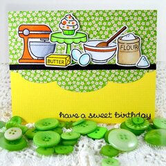 Have A Sweet Birthday ***Lawn Fawn "Baked With Love"