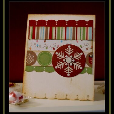 Snowflake Card ***New Imaginisce Polar Expressions Line!!