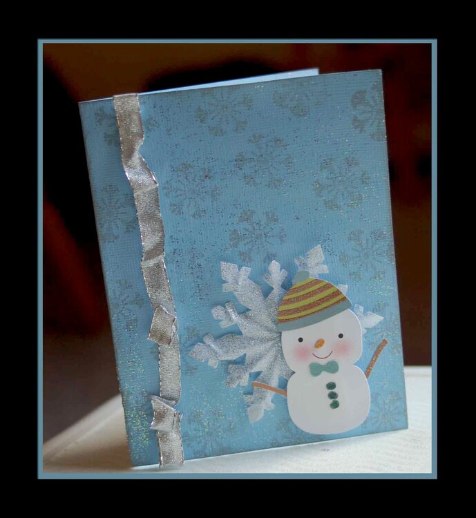 Snowman Card ***Imaginsce Snowy Jo Christmas