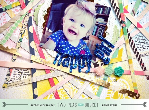 Scrap Your Stash: Happy Girl - PATTERNED PAPER