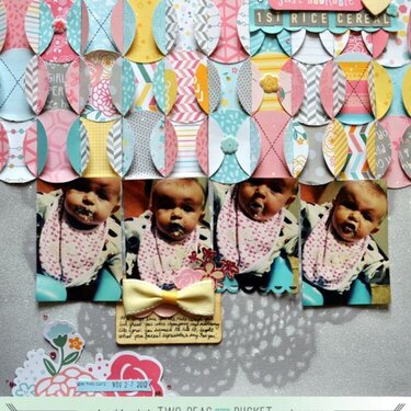 Shape Up Your Scrapbooking : 1st Rice Cereal