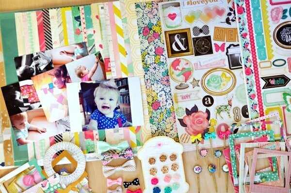 Scrap Your Stash: Happy Girl - PATTERNED PAPER